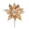 28" Beaded Velvet Poinsettia Flower Stems, 2ct.